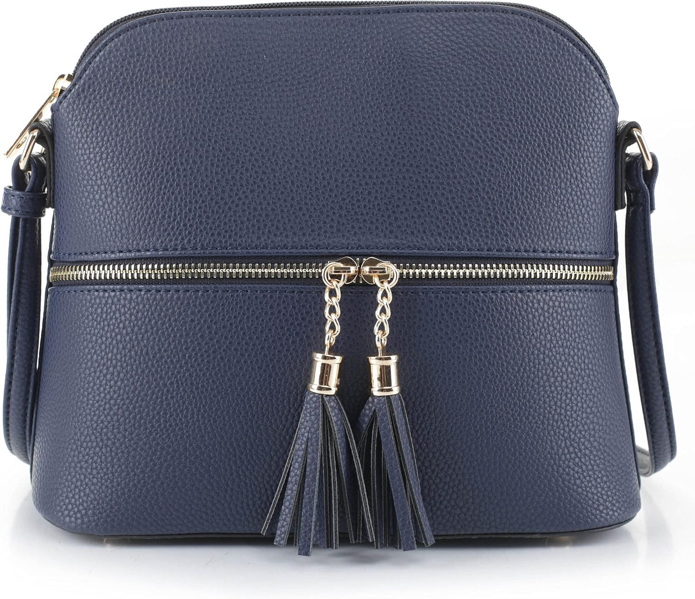 SG SUGU - Bolsa cruzada Lunar ligera y de tamaño mediano, forma de...