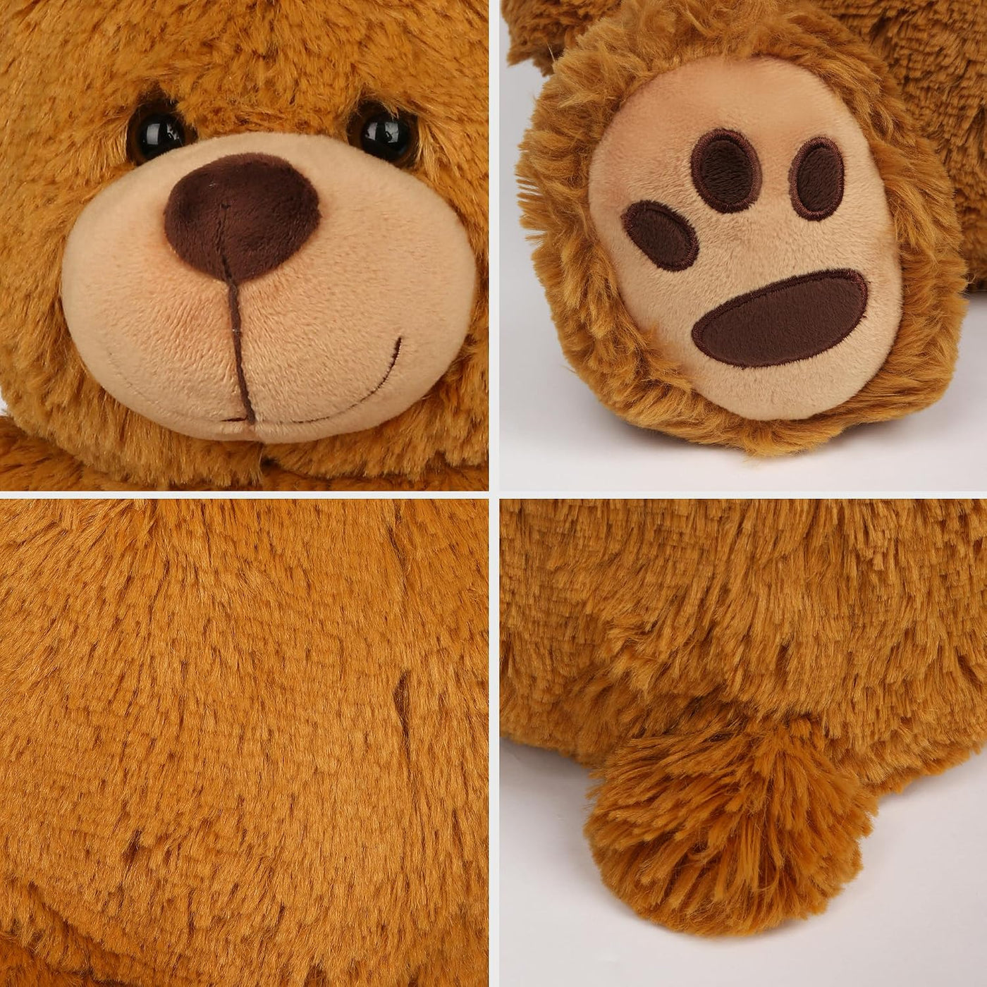 LotFancy Oso de peluche, peluche suave de 20 pulgadas, color marrón...