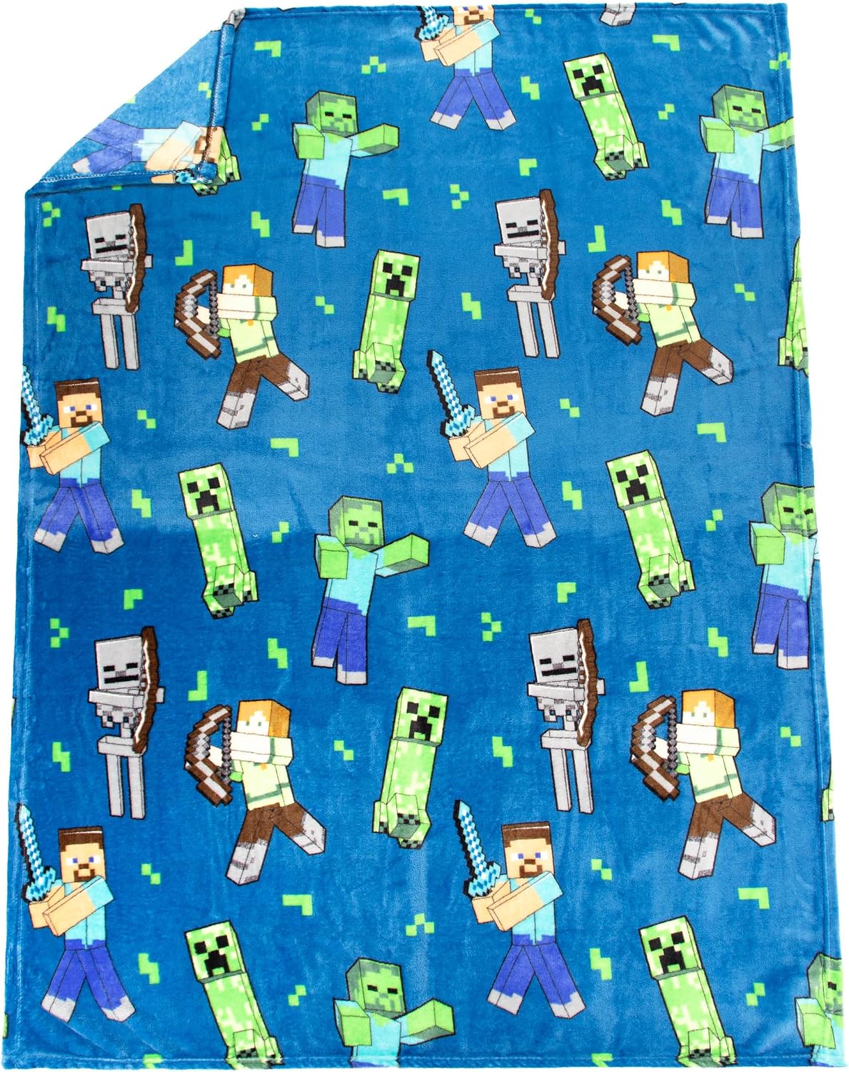 Jay Franco Manta de Minecraft con caja de regalo - Manta de felpa m...