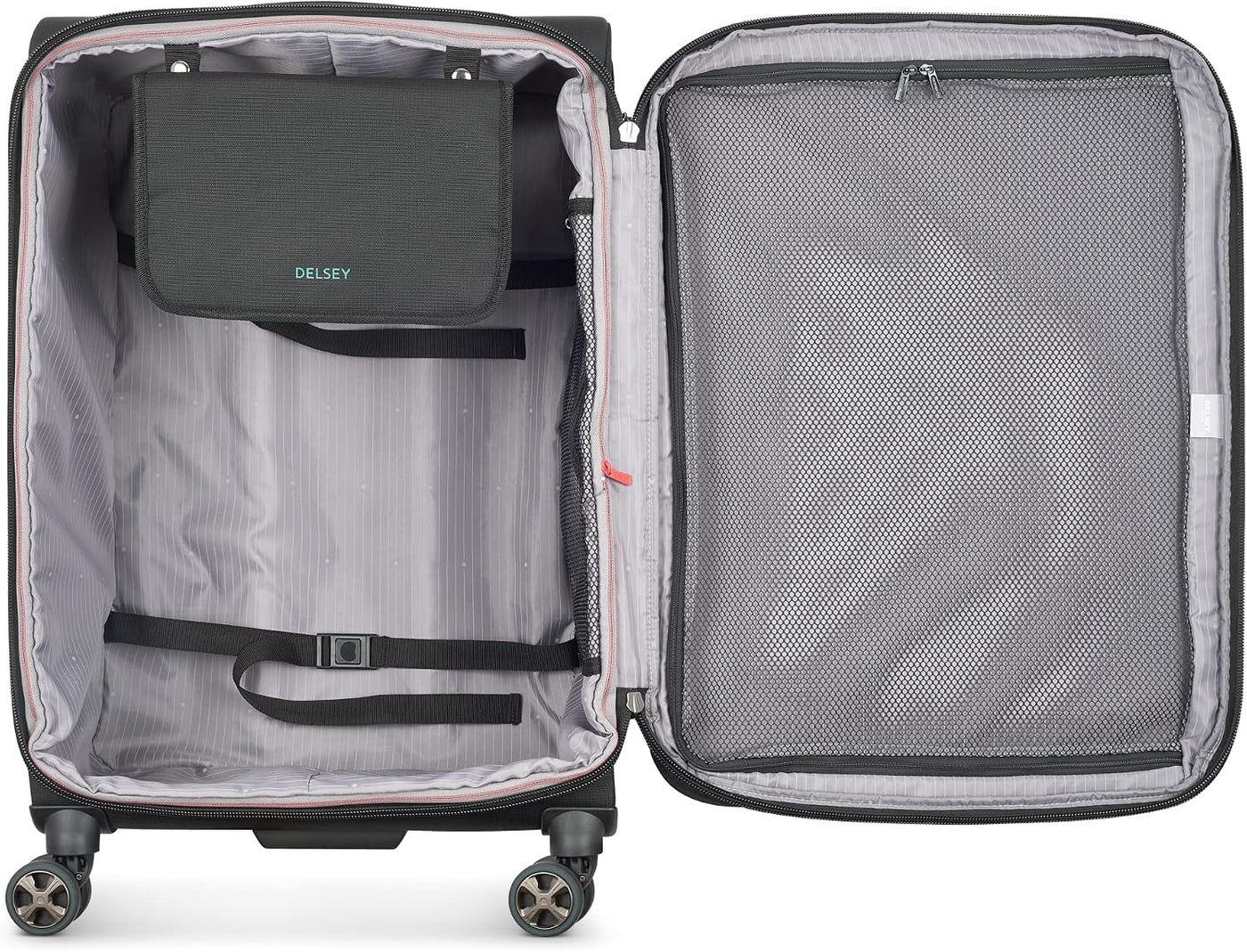 DELSEY PARIS Helium DLX Softside - Maleta expandible con ruedas gir...