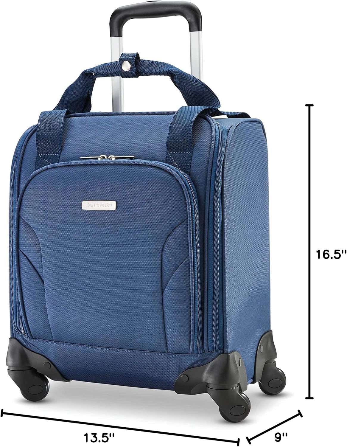 Samsonite Spinner de mano debajo del asiento con puerto USB, océano...