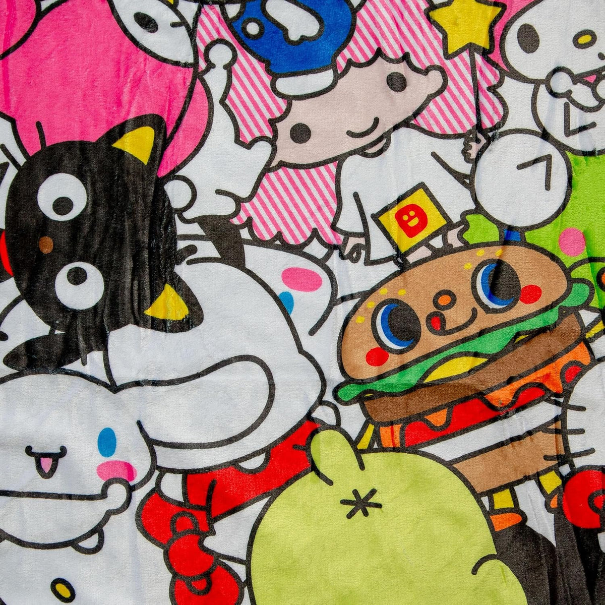 Sanrio - Manta de forro polar con diseño de Hello Kitty y sus amigo...