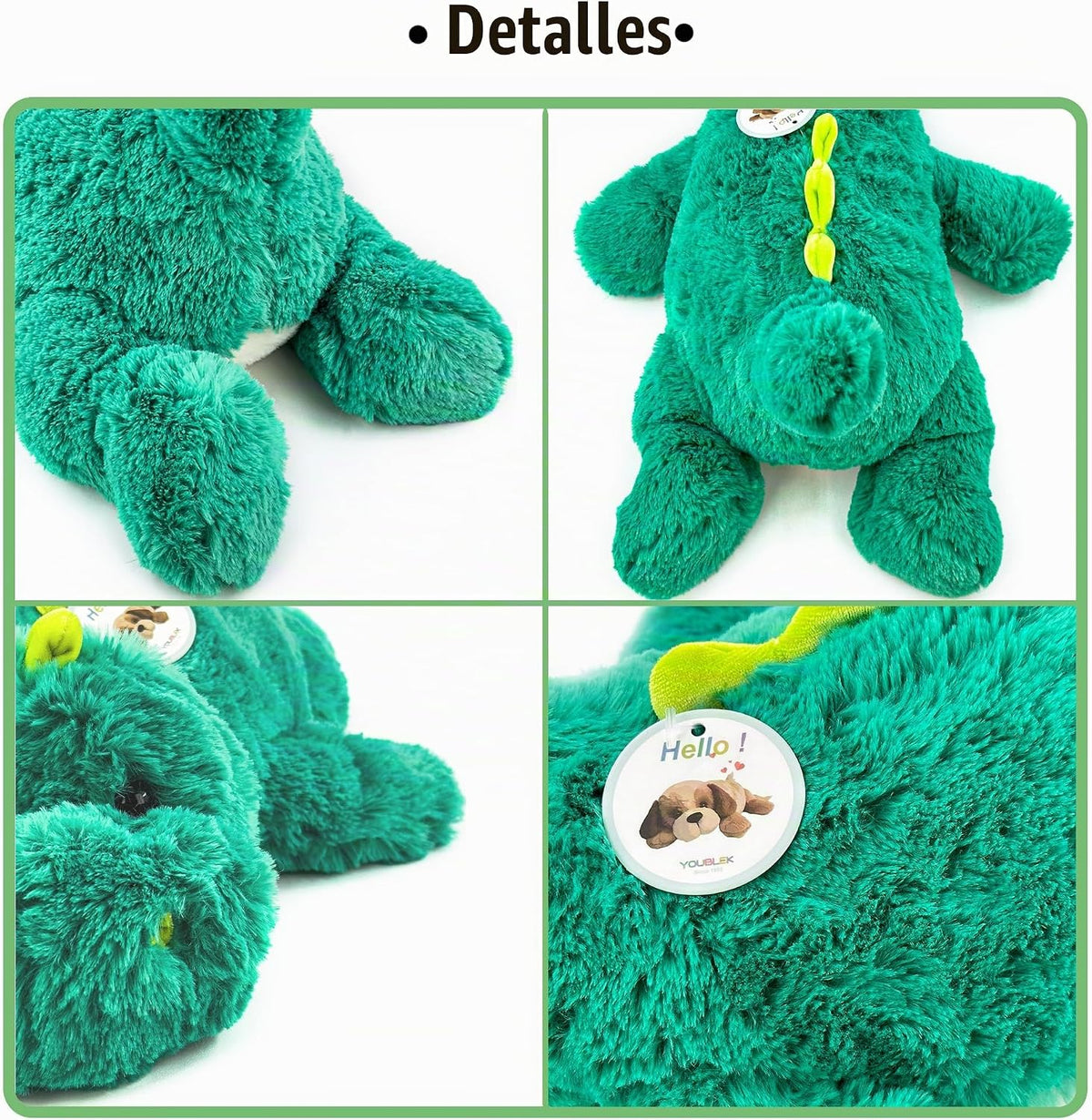 YOUBLEK 16 pulgadas | 2 libras - Animales de peluche con peso de di...