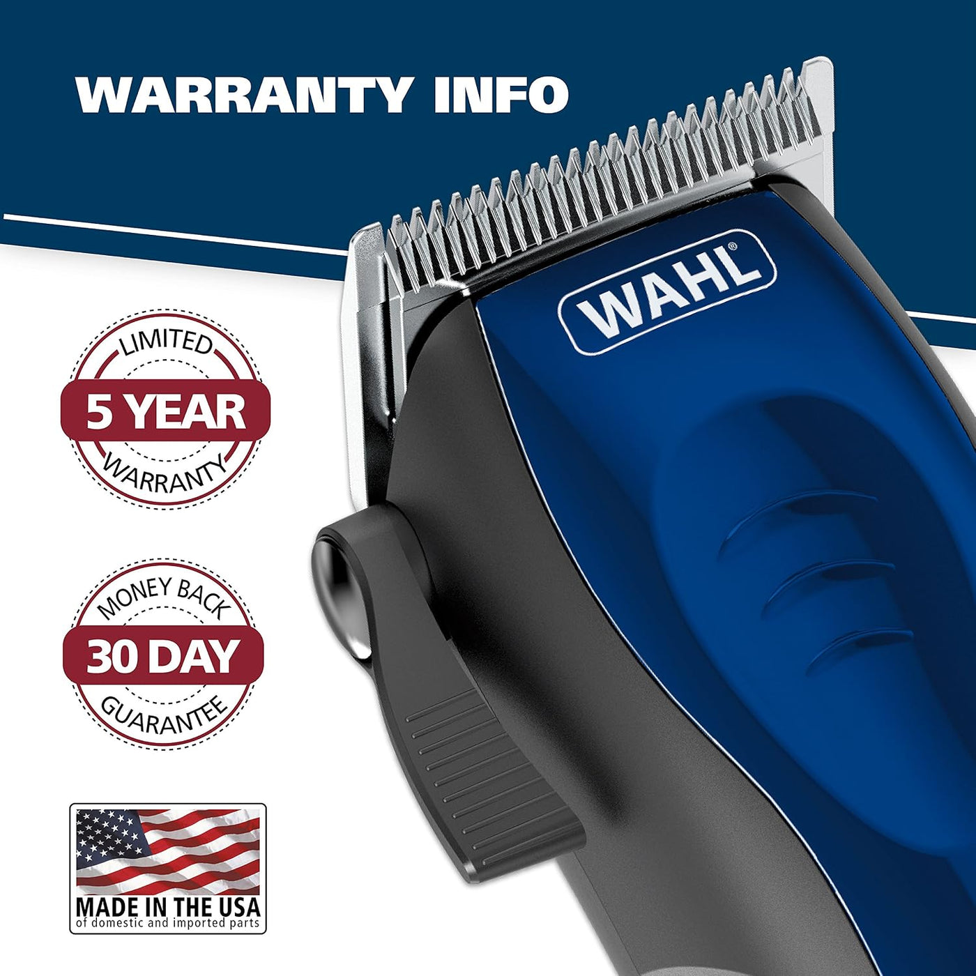 Wahl USA - Kit de corte de pelo personal compacto con cable y palan...