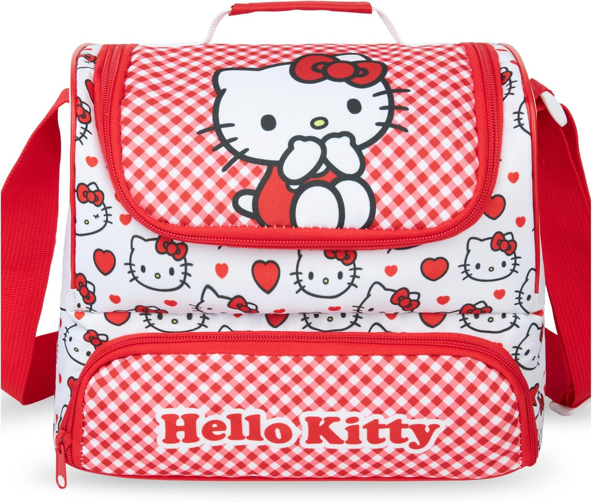 Get Trend Sanrio Hello Kitty Bolsa de almuerzo aislada para niñas p...