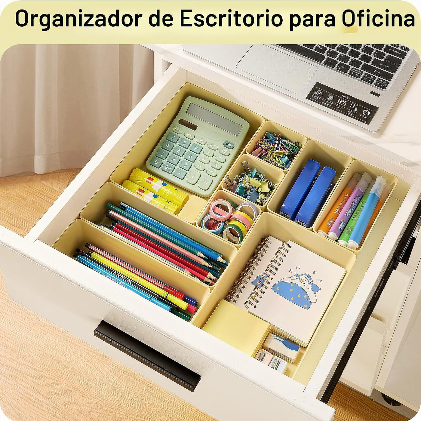 Vtopmart Paquete de 25 organizadores de cajones de plástico con | O...