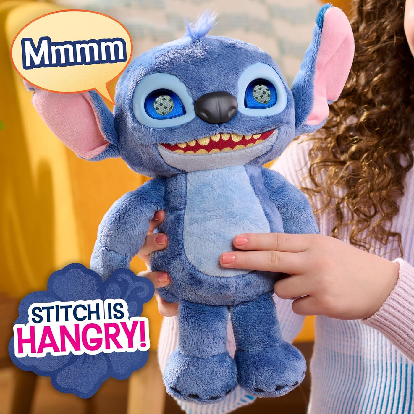 Disney Stitch Just Play Many Moods - Peluche interactivo de 14 pulg...