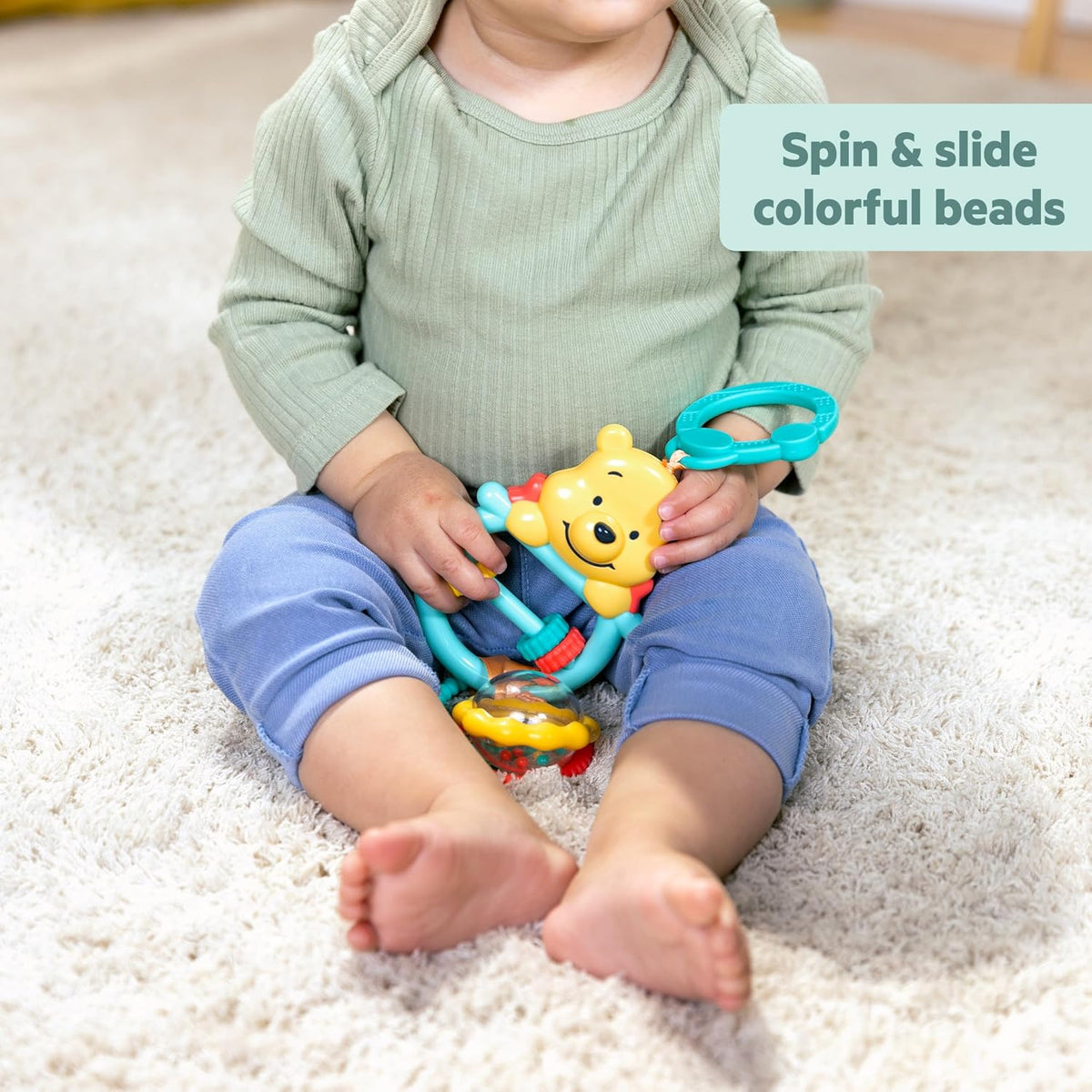 Bright Starts Disney Baby Winnie The Pooh Juguete de Actividad Oso...