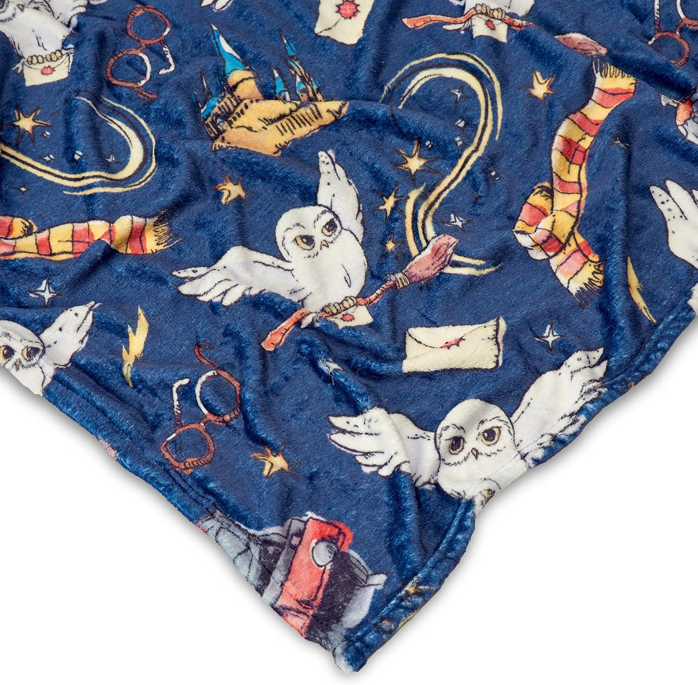 Northwest Harry Potter, Hedwig, juego de cobija y abrazadera de tac...
