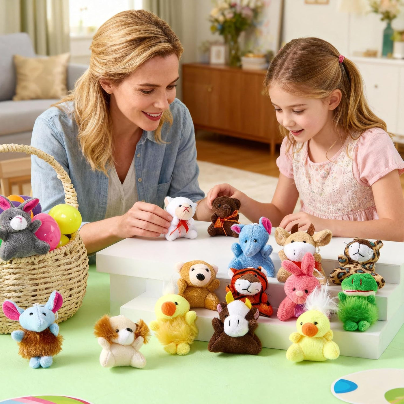 Joyin - Juego de 24 mini juguetes de peluche de animales pequeños s...