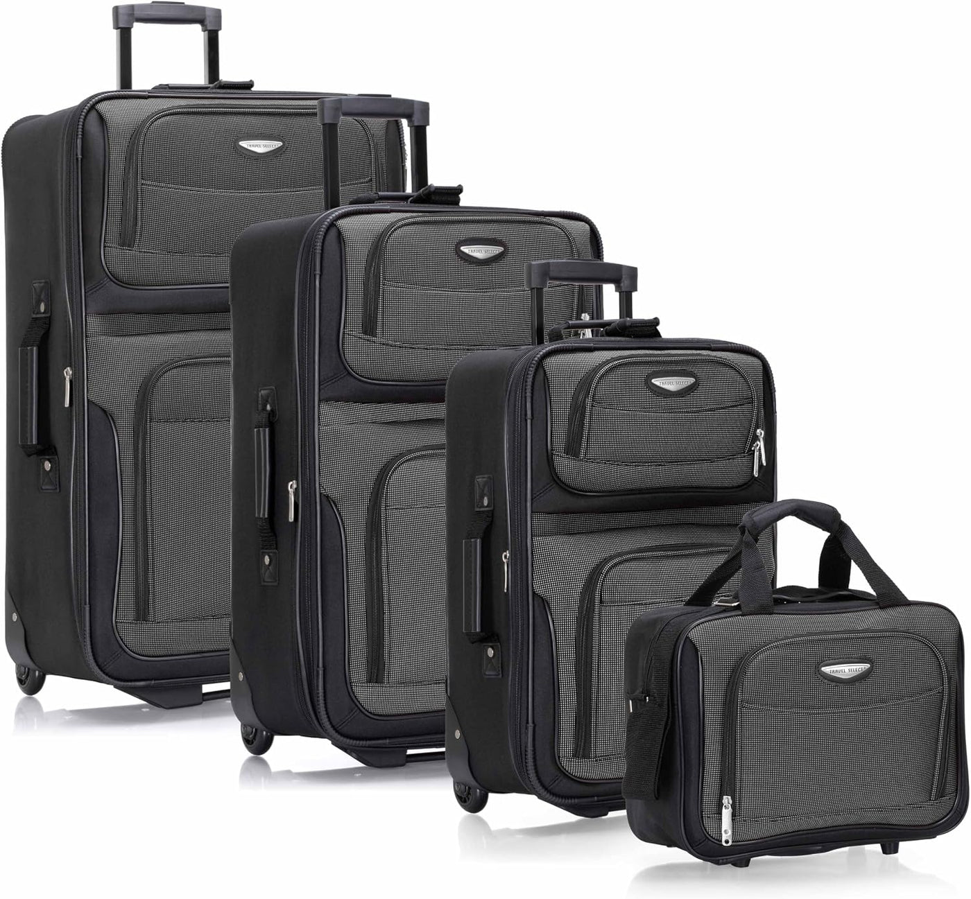 Travel Select Amsterdam maleta vertical ampliable con ruedas, Gris