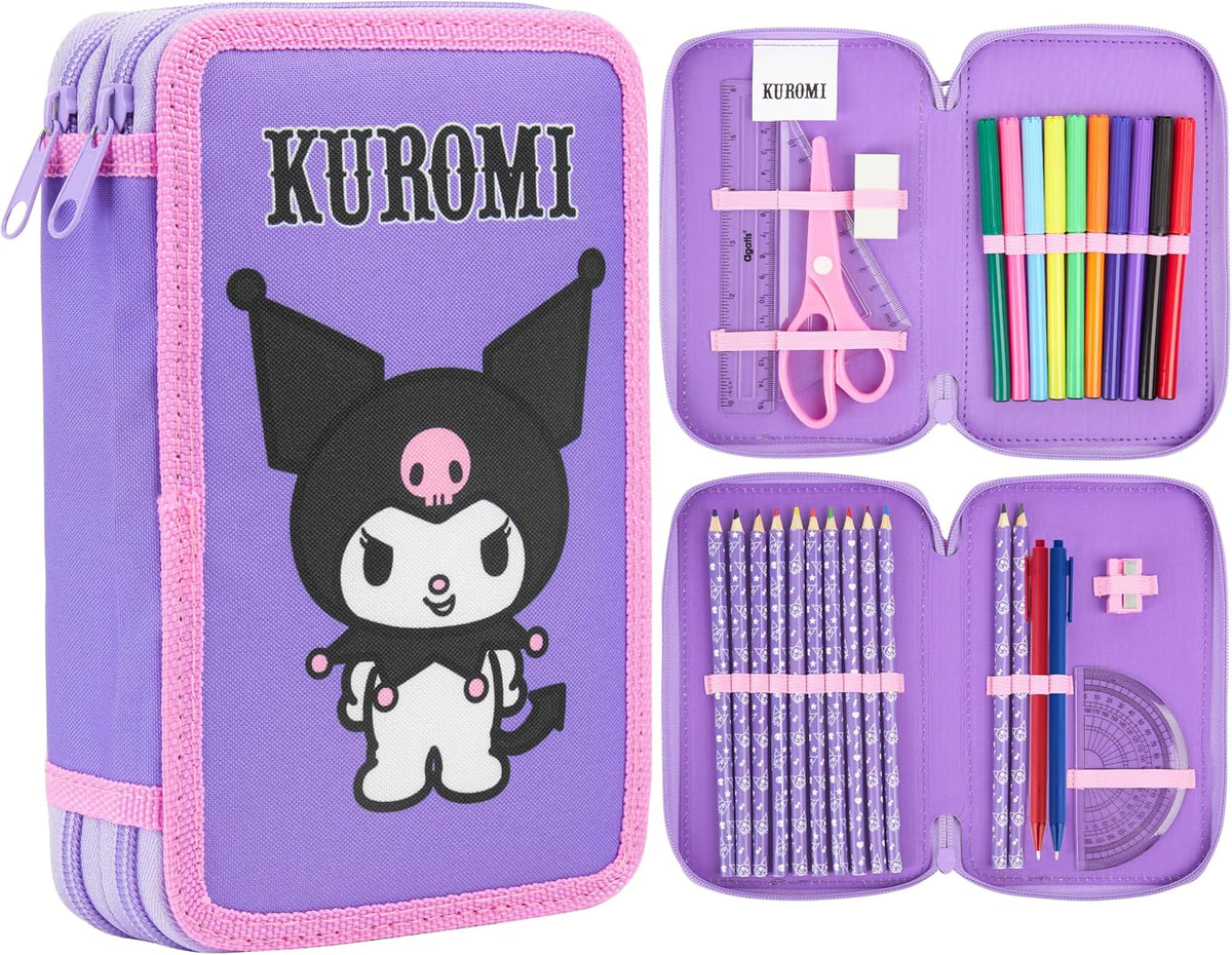 Hello Kitty Sanrio - Estuche para lápices de colores para niños, ma...