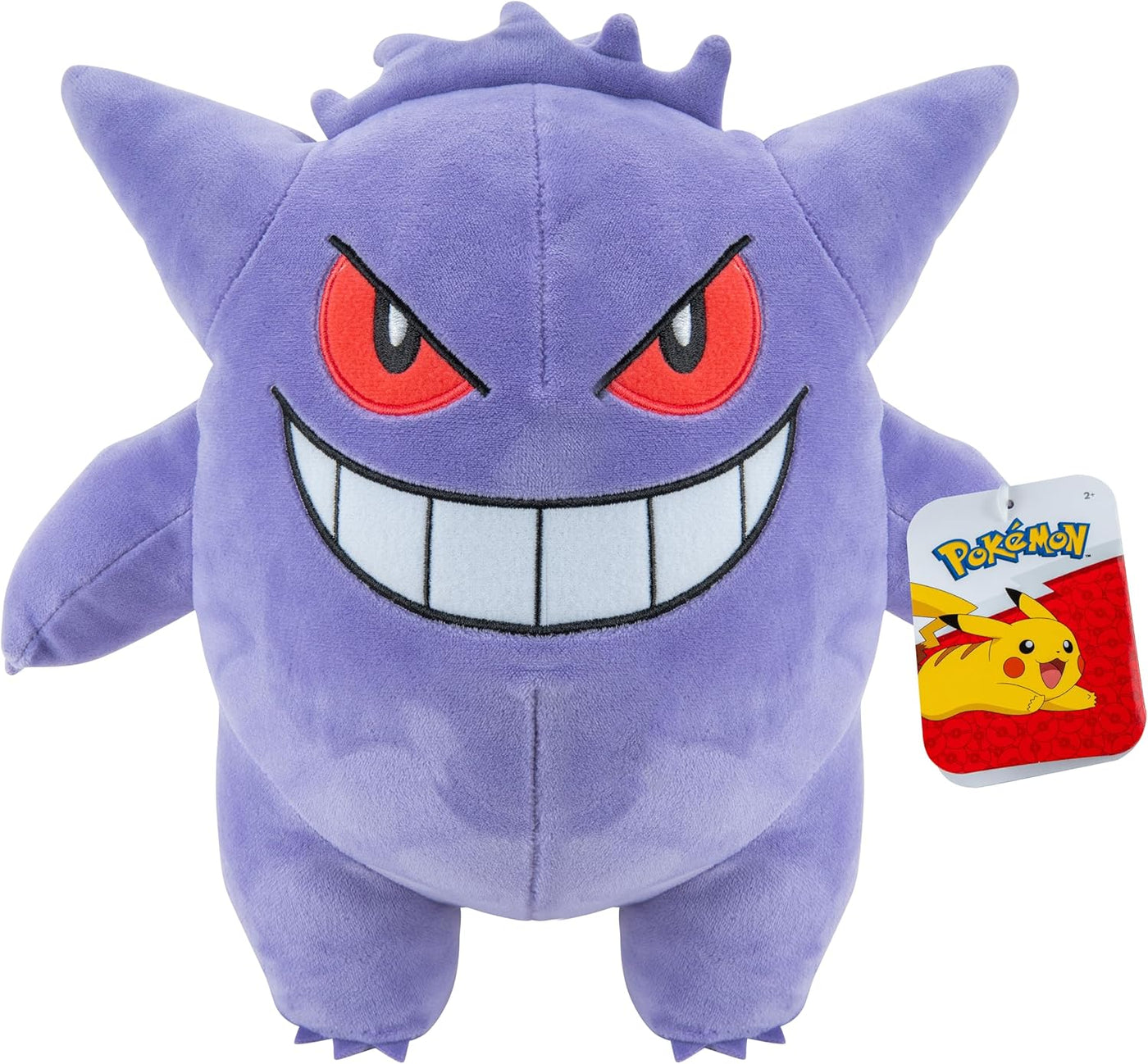 Pokemon Gengar Plush - Peluche de Pokémon de 12 pulgadas, detalles...