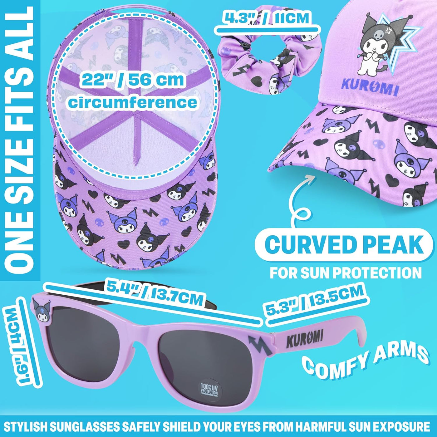 Get Trend Hello Kitty | Barbie | Squishmallows - Gorra de béisbol p...