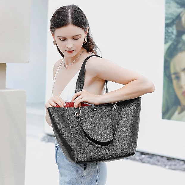 sqlp Bolso de mano grande de trabajo para mujer, bolsos de diseñador grandes