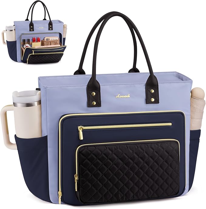LOVEVOOK Bolso de Profesora para Mujer, Bolso de Mano para Trabajo,...