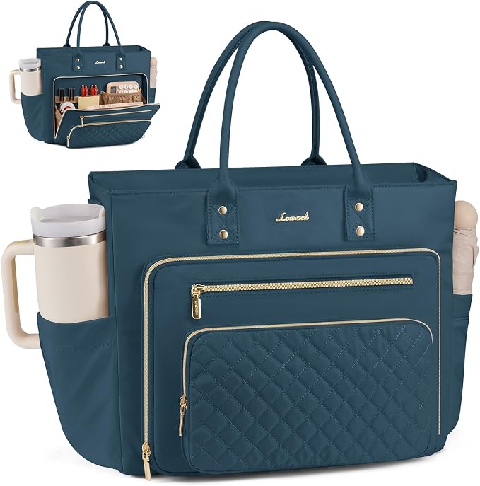 LOVEVOOK Bolso de Profesora para Mujer, Bolso de Mano para Trabajo,...
