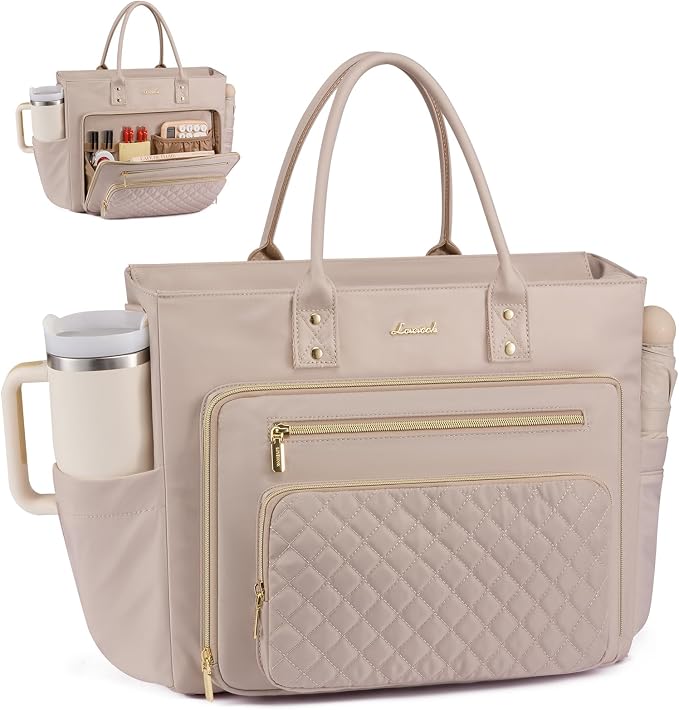LOVEVOOK Bolso de Profesora para Mujer, Bolso de Mano para Trabajo,...