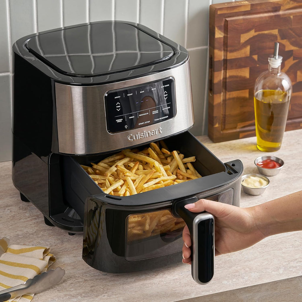 Cuisinart Freidora de aire, freidora grande de 6 cuartos de galón