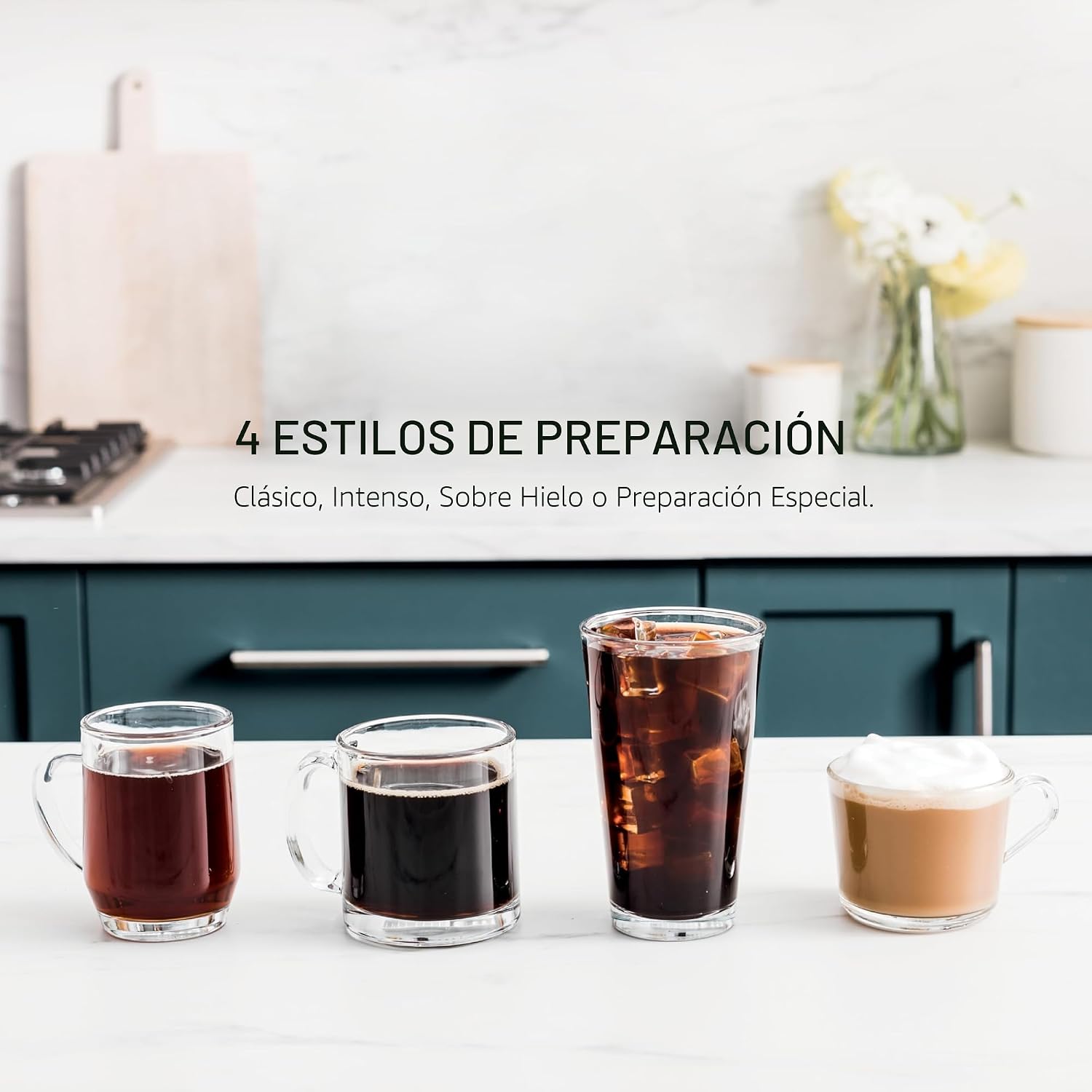 Ninja Pod & Grounds - Cafetera especializada de una sola porción, compatible con cápsulas K-Cup, prepara café molido, diseño compacto, espumador de leche incorporado, depósito de 56 oz