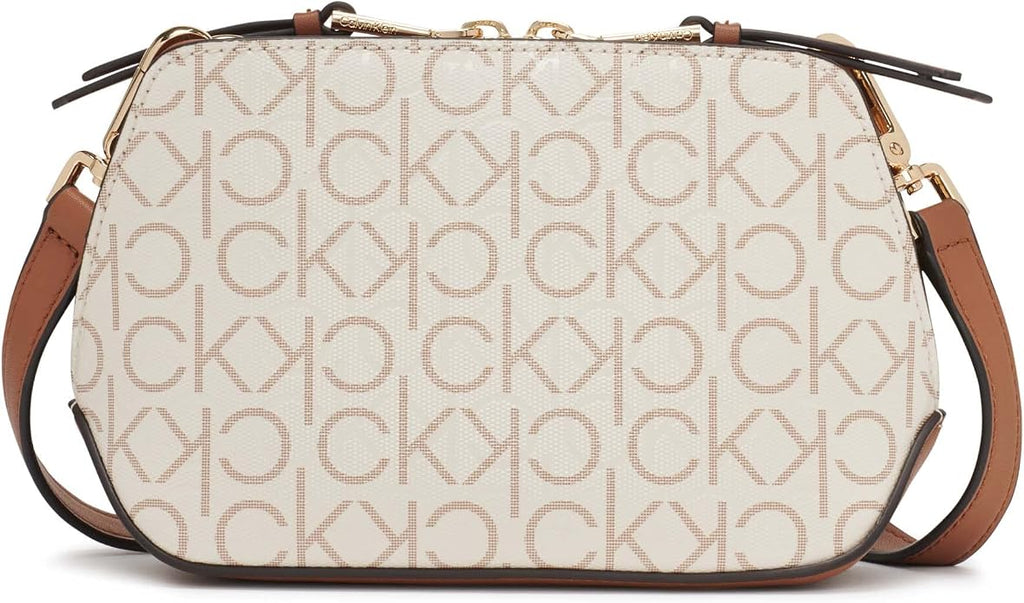 Calvin Klein Lucy - Bandolera cruzada con triple compartimento para mujer