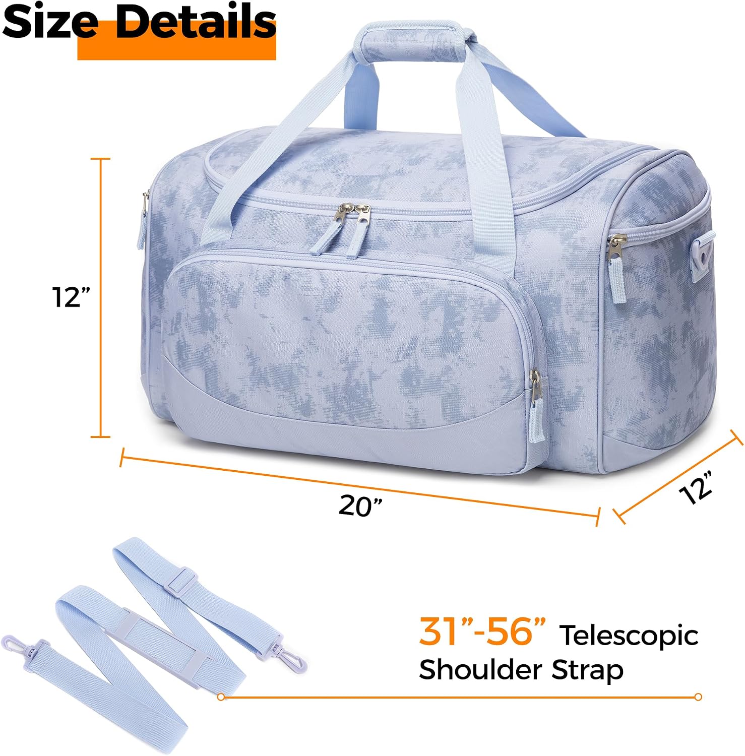 Bolsa de gimnasio para hombres y mujeres