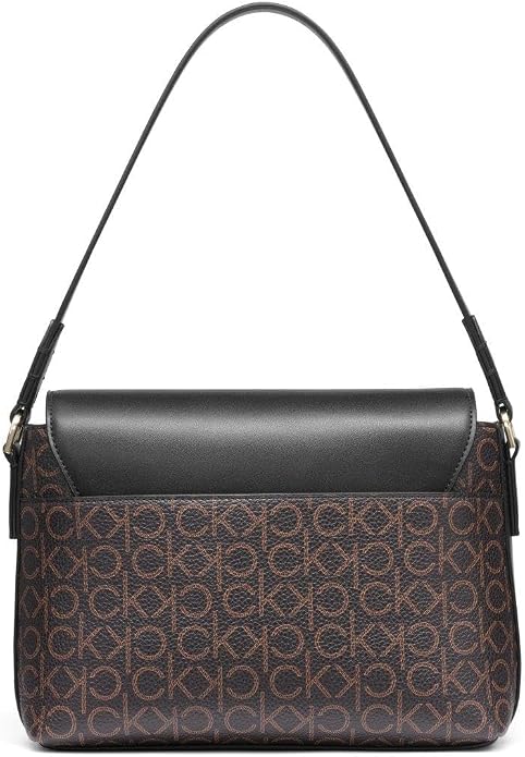 Calvin Klein Bolso de hombro con solapa Millie 2 en 1 para mujer y...
