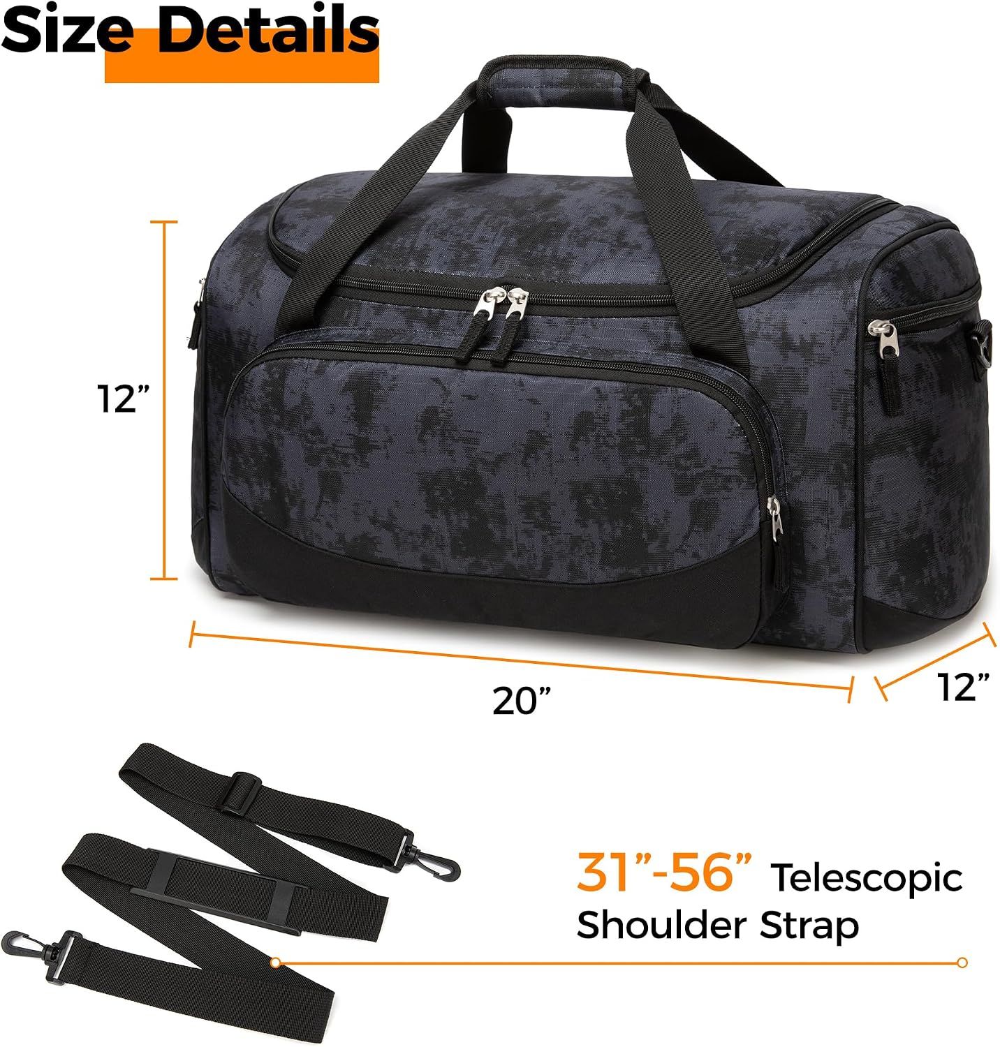 Bolsa de gimnasio para hombres y mujeres