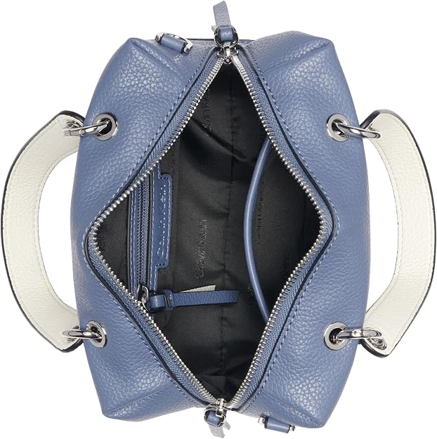 Calvin Klein Women's Cali Mini Satchel Crossbody Handbag