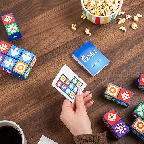 The Uzzle 3.0 Juego de mesa, Juegos de mesa familiares para niños y adultos