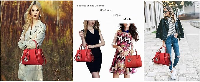 Bolsos y carteras de mujer de moda de piel sintética Jeniulet