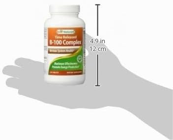 Best Naturals Complejo B-100 para adultos, 120 Comprimidos