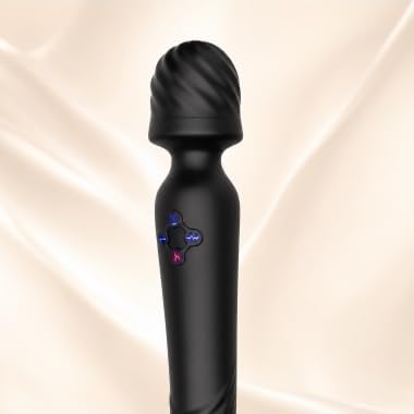 FUECHU Masajeador de mano inalámbrico, impermeable, recargable por...