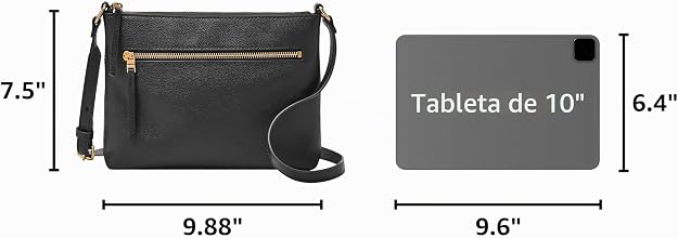Fossil - Bolso bandolera pequeña Fiona para mujer