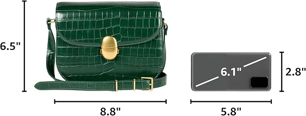 Amazon Essentials Bolso cruzado con solapa para mujer