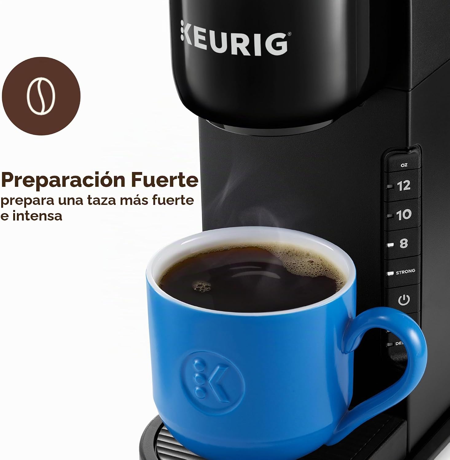 Keurig K-Express Cafetera de Una Sola Porción – Opción de Preparación Fuerte, Depósito de 42oz