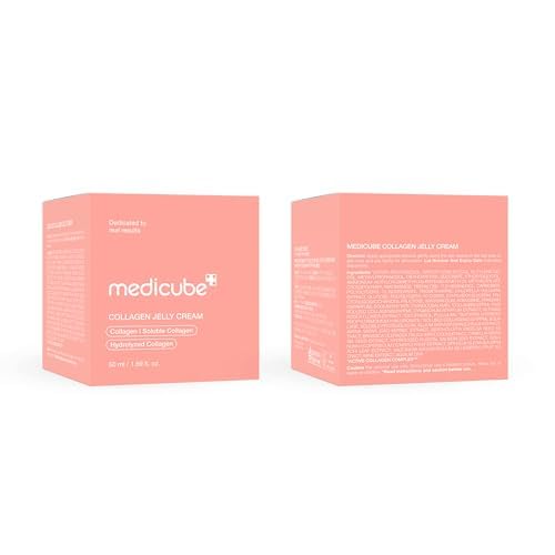 medicube Crema de gelatina de colágeno, crema hidratante para piel...