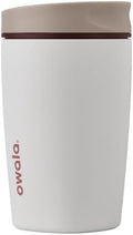 Owala SmoothSip Slider - Vaso de café aislado de acero inoxidable,...