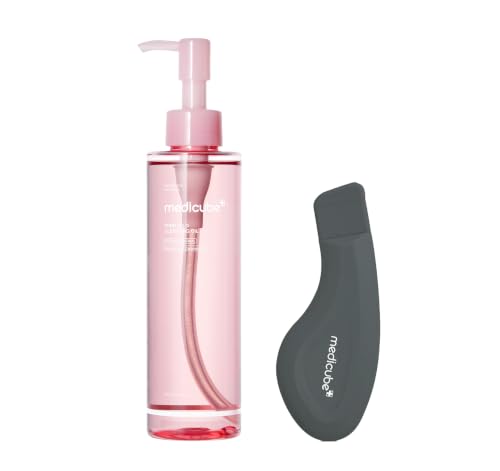 medicube PDRN Pore Care Duo - Aceite limpiador PDRN y raspador facial