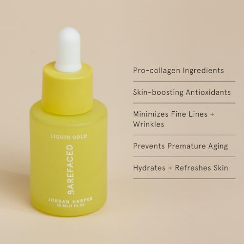 Barefaced Powerhouse Duo - Almohadillas tonificantes y suero dorado...