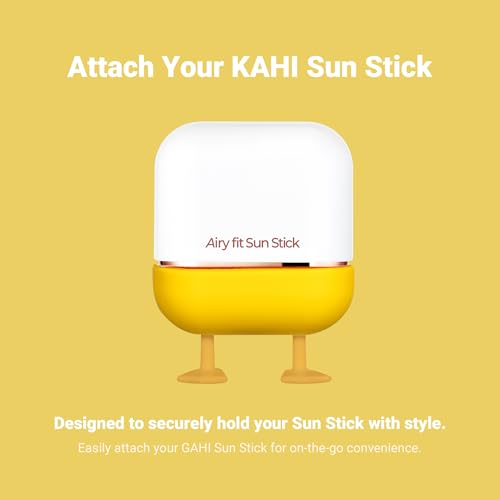 KAHI Airy Fir Sun Stick S - SPF 50+ con llavero de silicona de pato...