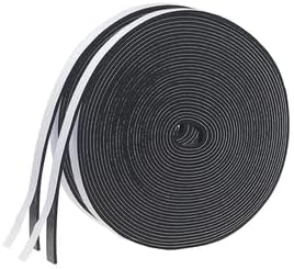 Cinta aislante de espuma autoadhesiva, 1\/4 pulgadas x 1\/16 pulgad...