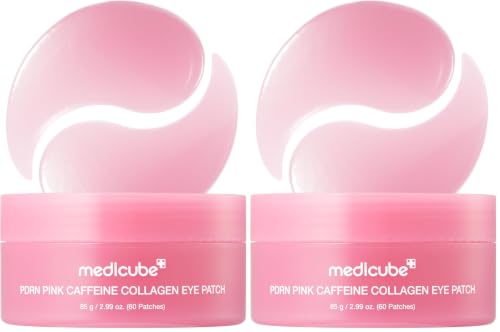 medicube Eye Patch PDRN Caffeine Collagen - Parches de gel reafirma...