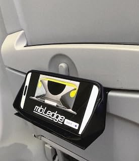 mbLedge Soporte para teléfono de avión, soporte suave para teléfono...