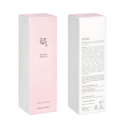 Beauty of Joseon Gel de agua de frijoles rojos (3.4 fl oz, 3.38 onz...