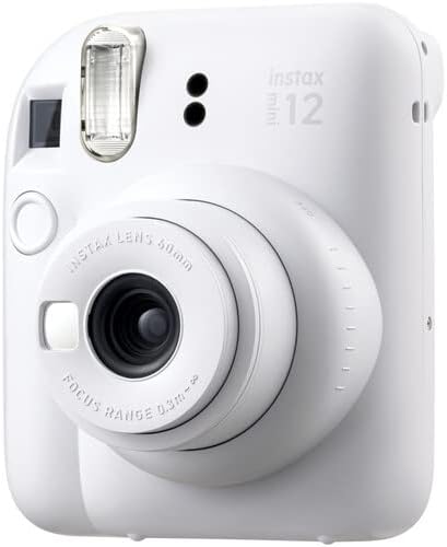 Fujifilm Instax Mini 12 - Cámara instantánea color blanco arcilla c...