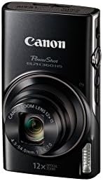 Canon PowerShot ELPH 360 Cámara digital con zoom óptico 12x y estab...