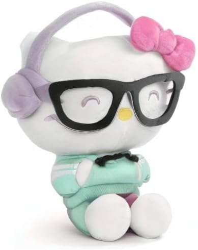GUND Sanrio Hello Kitty - Gato de peluche estilo kawaii, 9.5 pulgadas