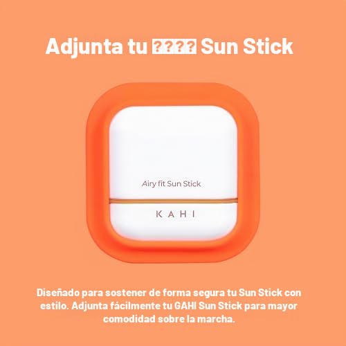 KAHI Airy Fir Sun Stick S - Llavero de cono de goma SPF 50+ - Prote...