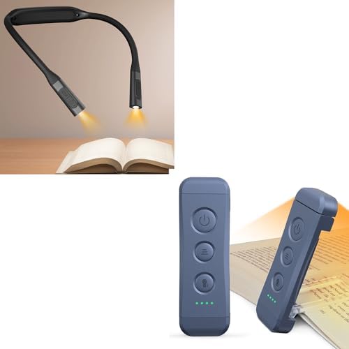Glocusent Paquete de lectura: luz ligera para el cuello para leer e...